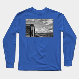 Rendezvous Cafe, Whitley Bay - Monochrome Long Sleeve T-Shirt